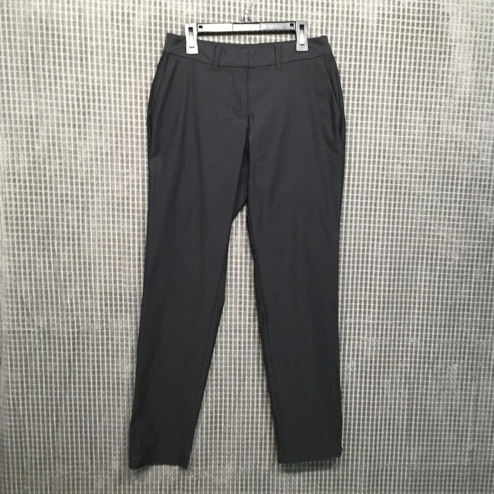 Nike Womens Golf Pants Dri-FIT Slim Fit Size 2 Black‎